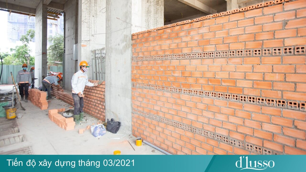 tiến độ d&#039;lusso tháng 03/2021