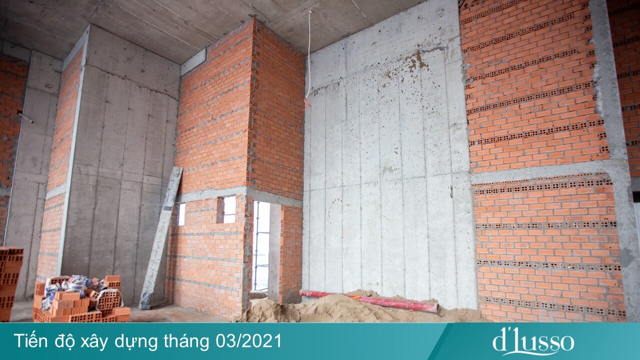 tiến độ d&#039;lusso tháng 03/2021