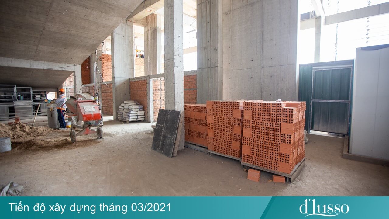 tiến độ d&#039;lusso tháng 03/2021