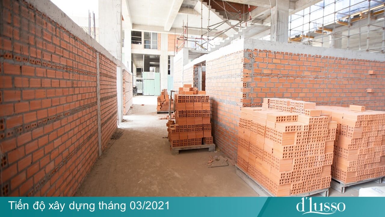 tiến độ d&#039;lusso tháng 03/2021